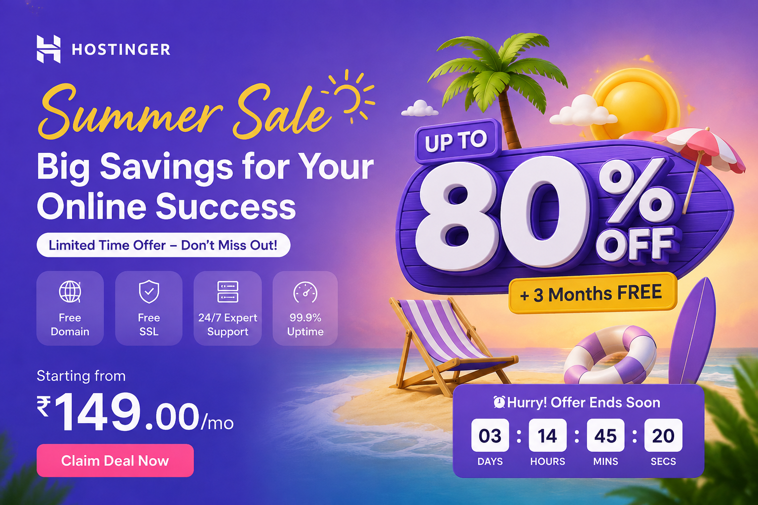 Your Guide to the Biggest Hosting Deals with Hostinger Summer Sale 2026