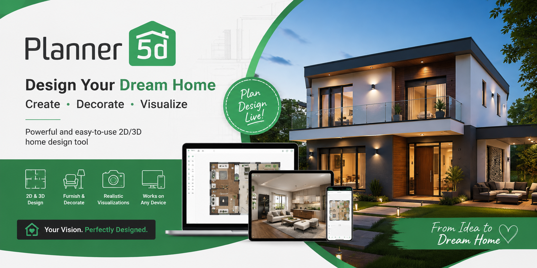 Turn Your Floor Plan Into a Dream Home: How Planner 5D Makes Home Design Easier